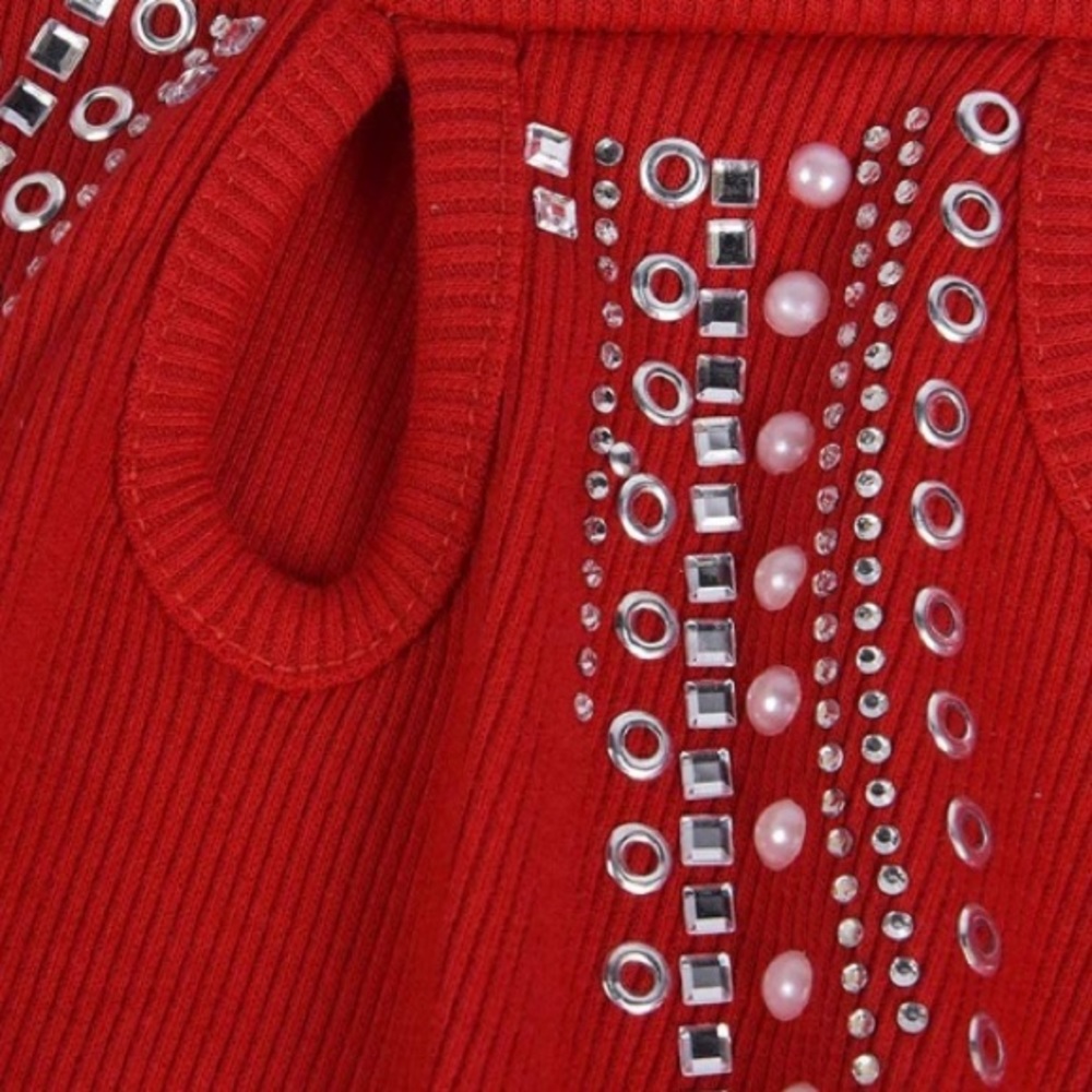 ✳️✳️✳️✳️✳️
Embellished Holiday top - Picture 2 of 2